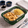 Chicken Stroganoff with Rice & Potato Sticks