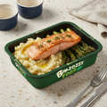 Salmon with Mashed Potato & Asparagus